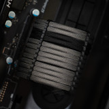 Order 10986 - Black | Charcoal Gray sleeving with Black Wire Wraps