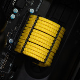 Order 11183 - Yellow sleeving with Black Wire Wraps