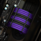 Order 11173 - Acid Purple | Black sleeving with Black Wire Wraps