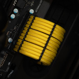 Order 11178 - Yellow sleeving with Black Wire Wraps