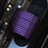 Order 11220 - Light Purple sleeving with Black Wire Wraps