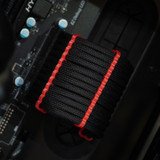 Order 11257 - Black sleeving with Red Wire Wraps