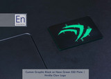 Black on Neon Green Custom SSD Plate | Nvidia Claw Logo