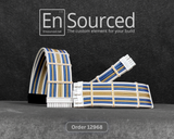 Gold, Royal Blue and White Extension Cables