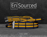 Midnight Blue and Goldenrod Corsair Type Four Modular Cables