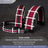 Order 12738 – Custom Extensions in Black, Burgundy, and Gray Scale Order 12738 – Custom Extensions in Black, Burgundy, and Gray Scale