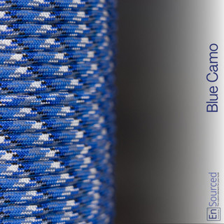 Blue Camo paracord sleeving