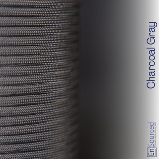 Charcoal Gray paracord sleeving