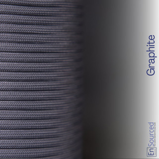 Graphite paracord sleeving