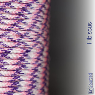 Hibiscus paracord sleeving