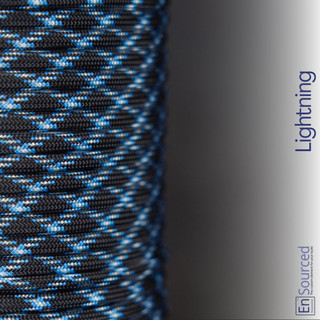 Lightning paracord sleeving