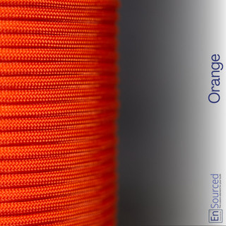 Orange paracord sleeving