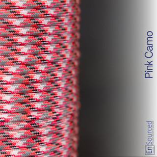 Pink Camo paracord sleeving