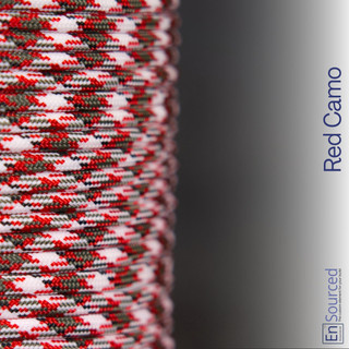 Red Camo paracord sleeving