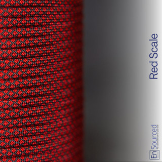 Red Scale paracord sleeving