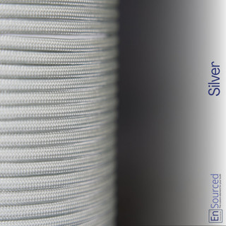 Silver paracord sleeving