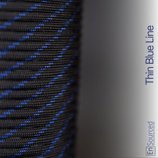 Thin Blue Line paracord sleeving