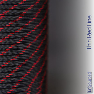 Thin Red Line paracord sleeving
