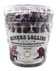 Miners Lollies - Huckabear Gourmet Lollipops - Huckleberry Flavored Lollipop - 115 Ct. Jar