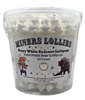 Miners Lollies - Beary White Gourmet Lollipops - Tutti Fruiti Flavor - 115 Ct. Jar