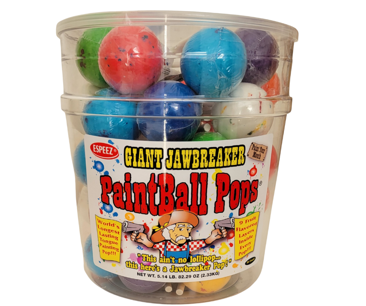 Paintball Pop - 36 Ct. Jar - Assorted