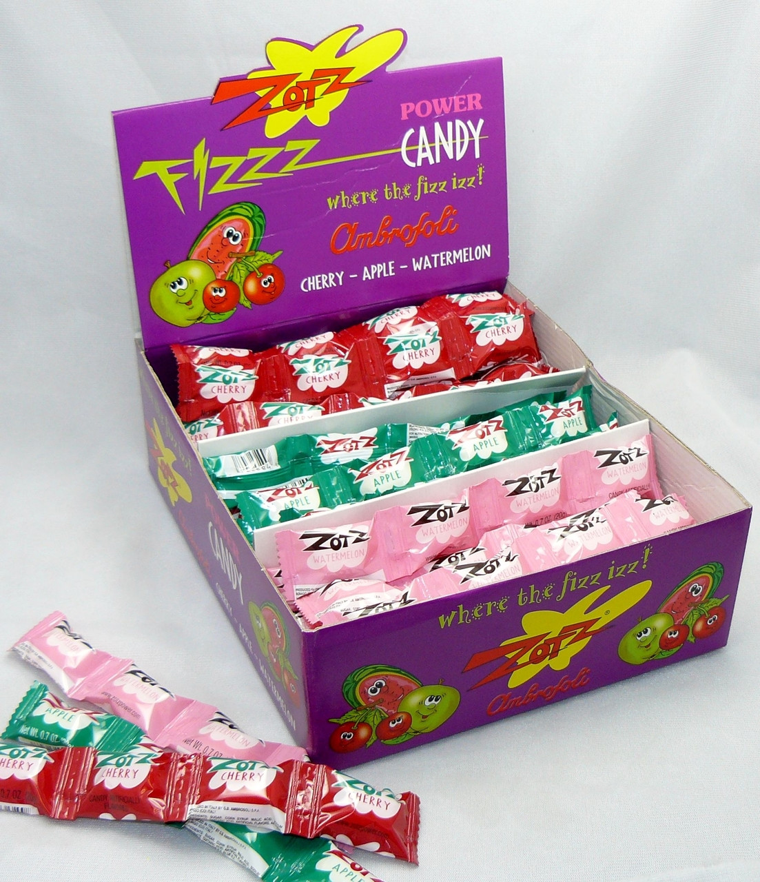 Zotz - Cherry, Apple, Watermelon - Candy Barn Express