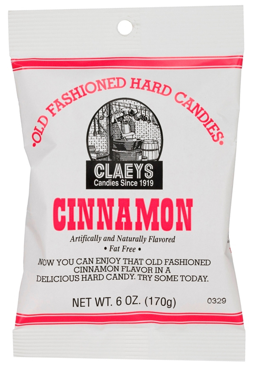 Claey's Old Fashioned Hard Candies - Cinnamon - 12 Ct. Box - Candy