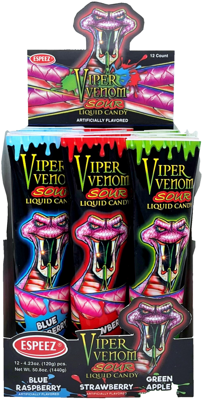 Viper Venom Sour Liquid Candy 12 Ct.