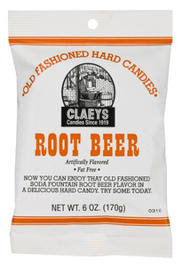 Claey's  Old Fashioned Hard Candies - Root Beer - 12 Ct. Box