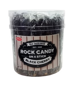 Rock Candy On A Stick - Black Cherry - 36 Ct. Tub