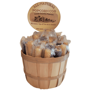 Popcorn on the Cob - Microwave Popcorn - 48 Count Bushel - 4 Varieties - Red, Yellow, Purple, White - 12 of Each Variety