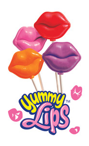 Yummy Lips Gourmet Lollipop - 24 Count