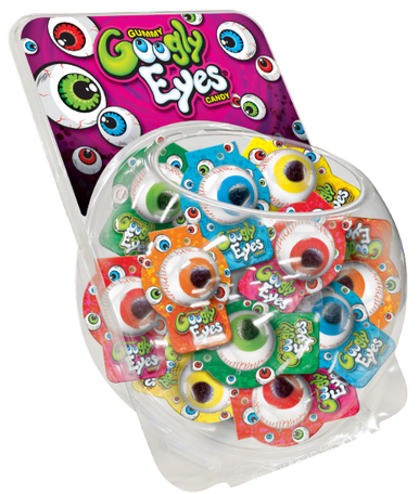 gummy eyeballs nearby