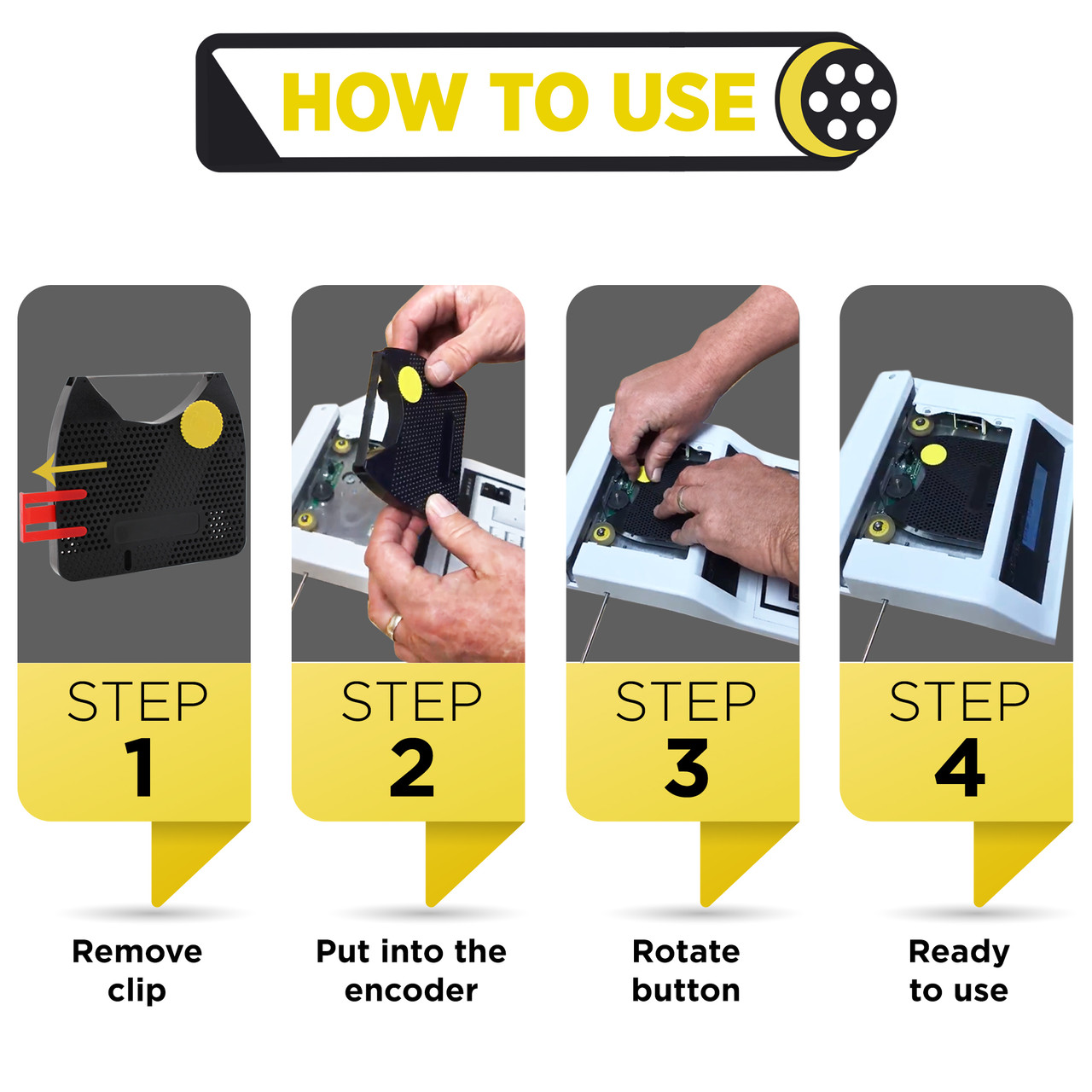UBICON Maverick 3 Check Encoder Ribbon Cartridge - UBICON