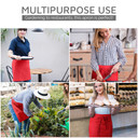 UBICON Aprons, Durable, 100% Cotton, with Large Pockets, Long Tiebacks For Home, Kitchen, Garden, Restaurant