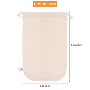 UBICON Medium 8" x 14" Heavy Duty Cotton Bag