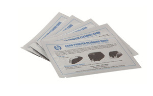 UBICON Cleaning Cards for Thermal Printers (25 Cards) - Presaturated with Quick Drying Solution to Clean 4in Receipt Paper Thermal Printers 