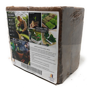 EZGardenPro Easy Use Eco Friendly Coco Coir Bricks for Hydroponics, Gets 7 Quarts, Excellent Aeration, Reduces Weed Growth, Retains Water and Prevents Soil Erosion