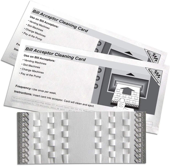 Gas Station Kit Includes DropIt Safe Envelopes,  Waffletechnology Card Reader Cleaning Cards &  Waffletechnology Bill Acceptor Cleaning Cards