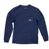 Navy Vineyard Vines I WHALE Happy Valley Long Sleeve Tee