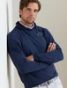 Mens Penn State Peter Millar Navy Performance Hoodie