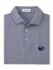 Peter Millar Penn State Stripe Polo Navy White