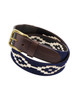 Navy Suede Belt Pampeano
