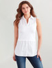 Layering Shirt Tank Finley White