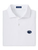 Penn State Tailored Fit Performance Jersey Polo Peter Millar White