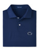 Penn State Nittany Lions navy blue polo shirt, Peter Millar, tailored fit, embroidered logo.