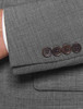 Grey Suit Coat Sleeve with Buttons Tallia