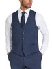 Mens Blue Tailored Vest Tallia