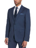 Tallia Navy Blue Solid Suit Coat