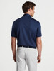 Penn State Classic Fit Jersey Polo in navy blue by Peter Millar, showcasing classic fit design.